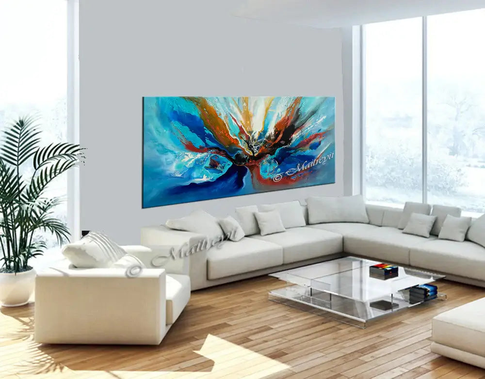 Abstract Painting on Canvas Modern Wall Art Amazing Abstract Flow Painting - Amazing Abstract 23