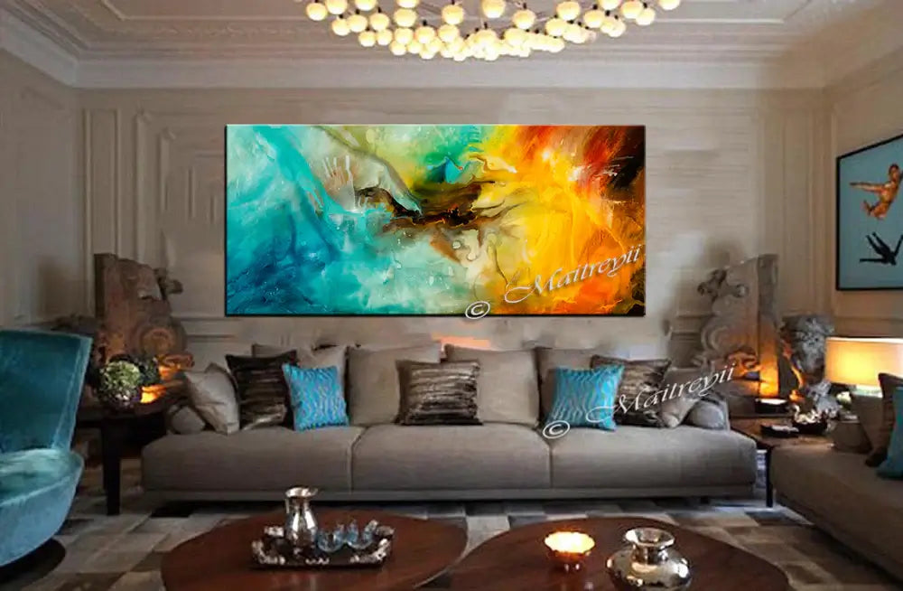 Abstract Modern Art Oil Painting on Canvas Modern Wall Art Painting - Amazing Abstract 2