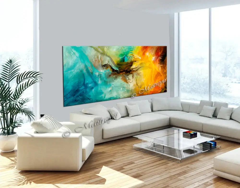Abstract Modern Art Oil Painting on Canvas Modern Wall Art Painting - Amazing Abstract 2