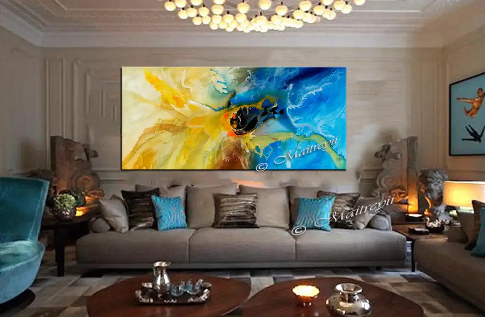 Large Modern Art Oil Painting on Canvas - Modern Wall Art Amazing Abstract 5