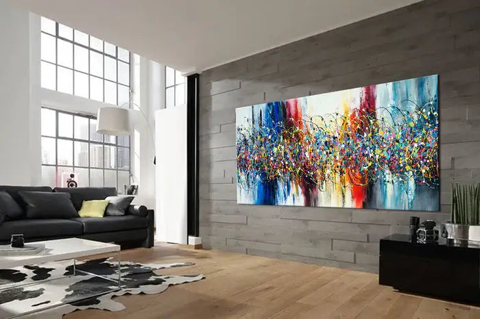 Beauty of Bridge 6 – Jackson Pollock-Inspired Abstract Wall Art