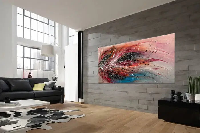 modern oversized canvas art for living room