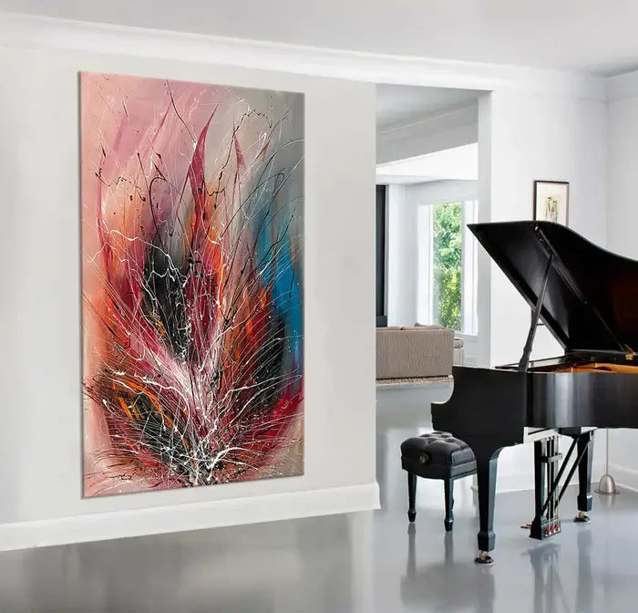 Oversized Canvas Art – Large Modern Abstract Wall Painting