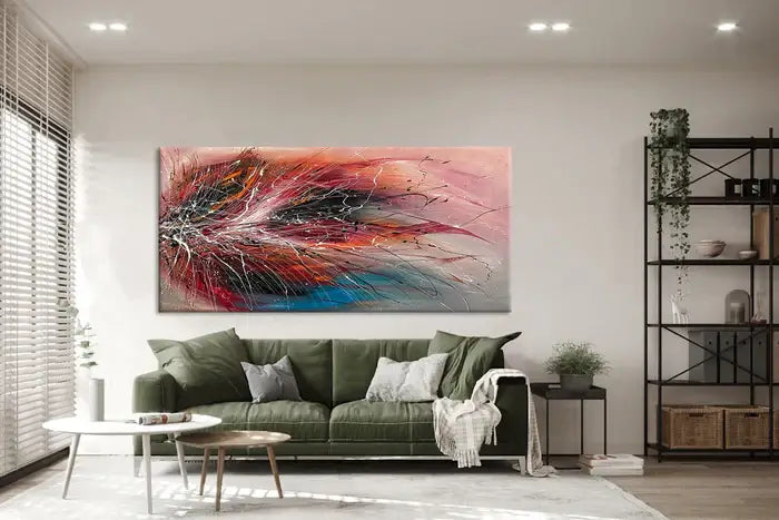 custom oversized canvas art for home décor