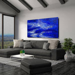 Blue Livingroom Wall Art