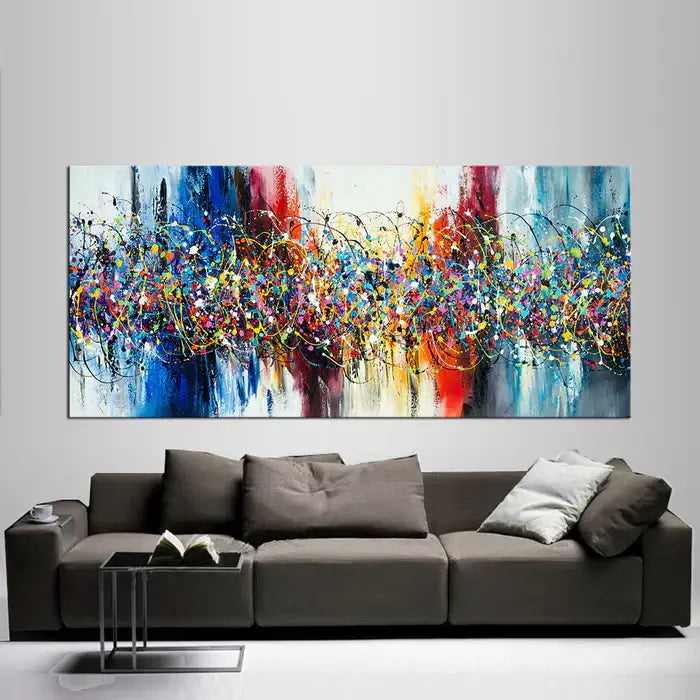 Beauty of Bridge 6 – Jackson Pollock-Inspired Abstract Wall Art