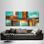 Absract Modern Art Oil Painting on Canvas Modern Wall Art Mystic Texture Painting