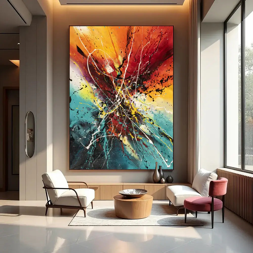 Hand-Painted Abstract Artwork |Modern Canvas Art - Amazing Abstract 34