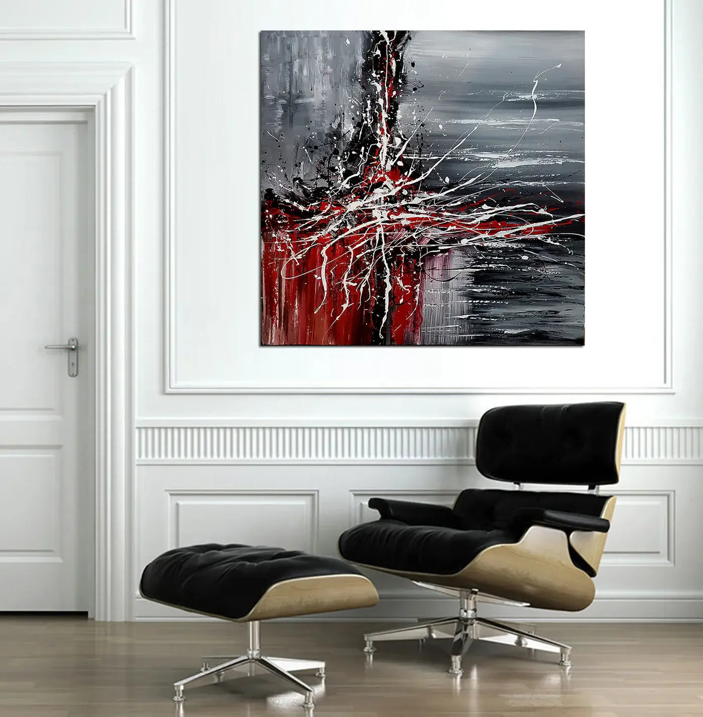 Original Abstract Art For Sale - Modern Wall Art Luxury Homes Office - Light Storm
