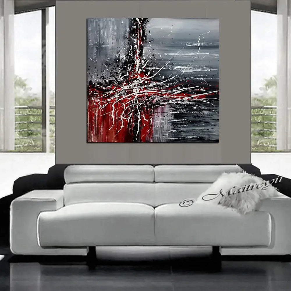 Original Abstract Art For Sale - Modern Wall Art Luxury Homes Office - Light Storm
