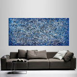 Abstract Angel Paintings | Jackson Pollock Style | Large Modern Art - Luxurious Style -7