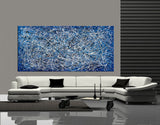 Abstract Angel Paintings | Jackson Pollock Style | Large Modern Art - Luxurious Style -7