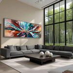 Large Modern Art Oil Painting on Canvas Modern Wall Art oversize Painting - Amazing Abstract 31