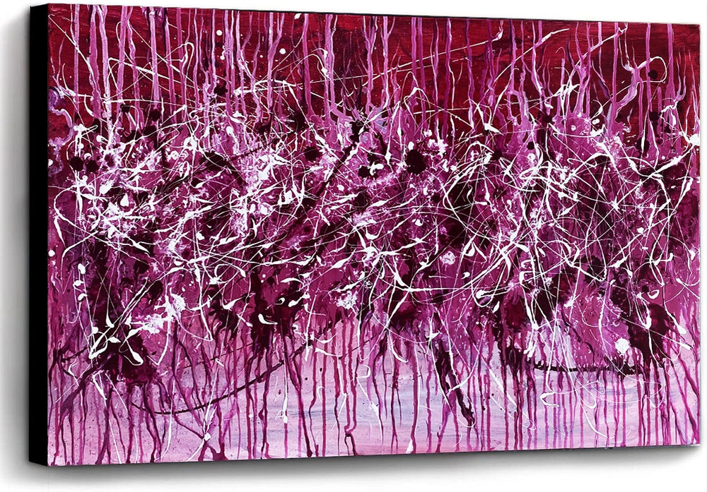 Pink Abstract Wall Art Home Decor For Luxury Homes | Pink Magenta Energy
