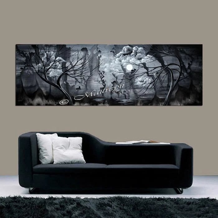 Abstract Landscape Modern Art For Sale - Midnight Rain