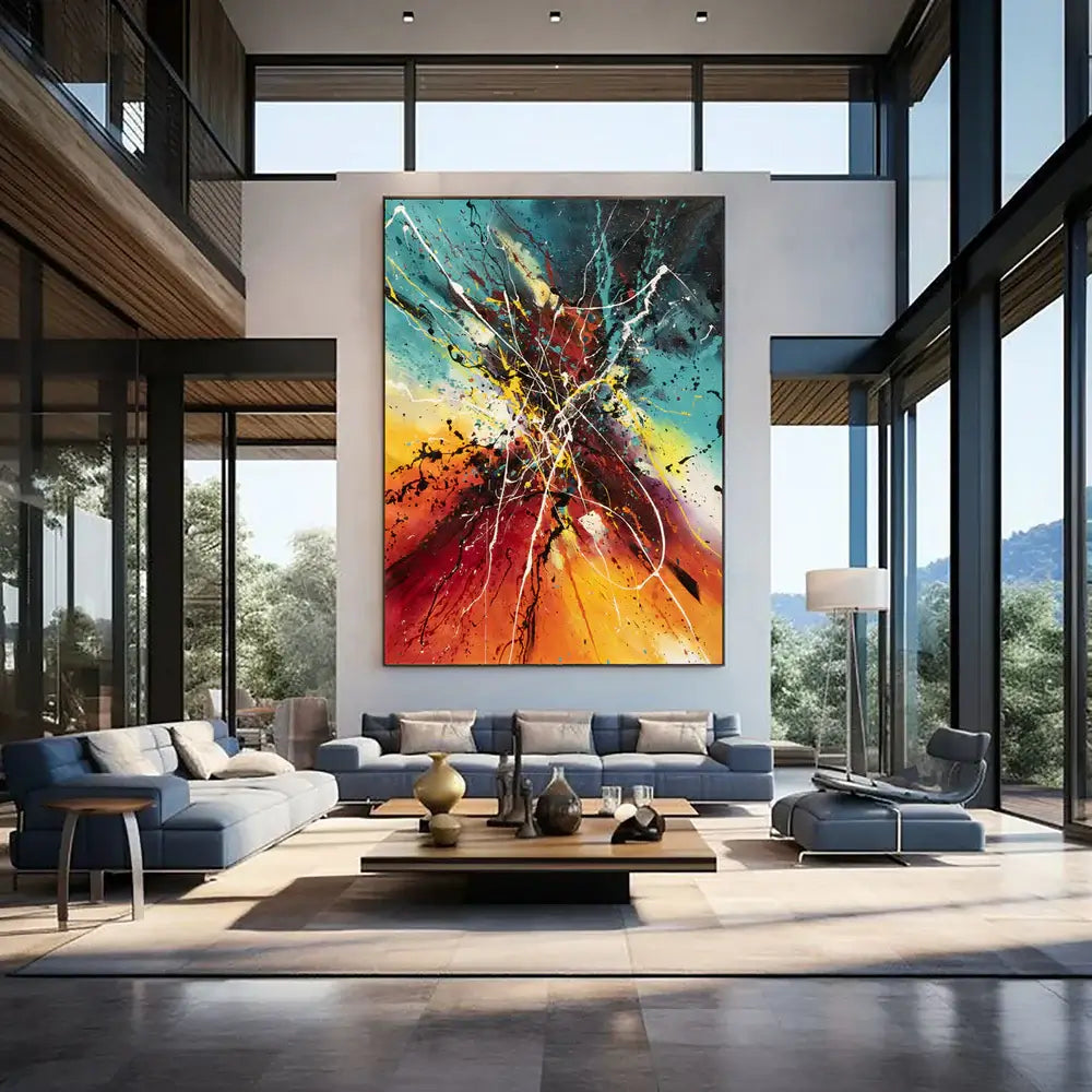 Hand-Painted Abstract Artwork |Modern Canvas Art - Amazing Abstract 34