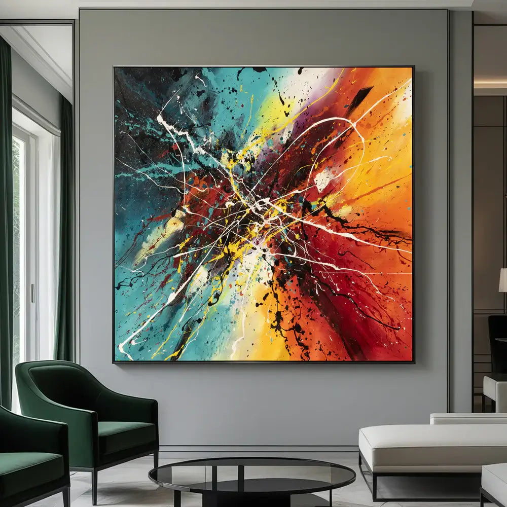 Hand-Painted Abstract Artwork |Modern Canvas Art - Amazing Abstract 34