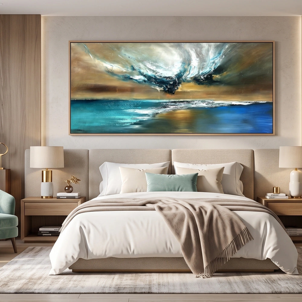 Ocean Dream – Large Original Abstract Ocean Painting | Modern Blue Wall Art