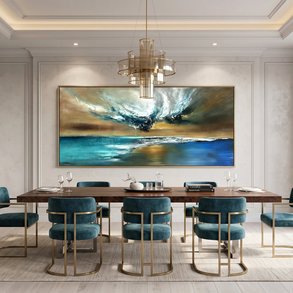 Ocean Dream – Large Original Abstract Ocean Painting | Modern Blue Wall Art