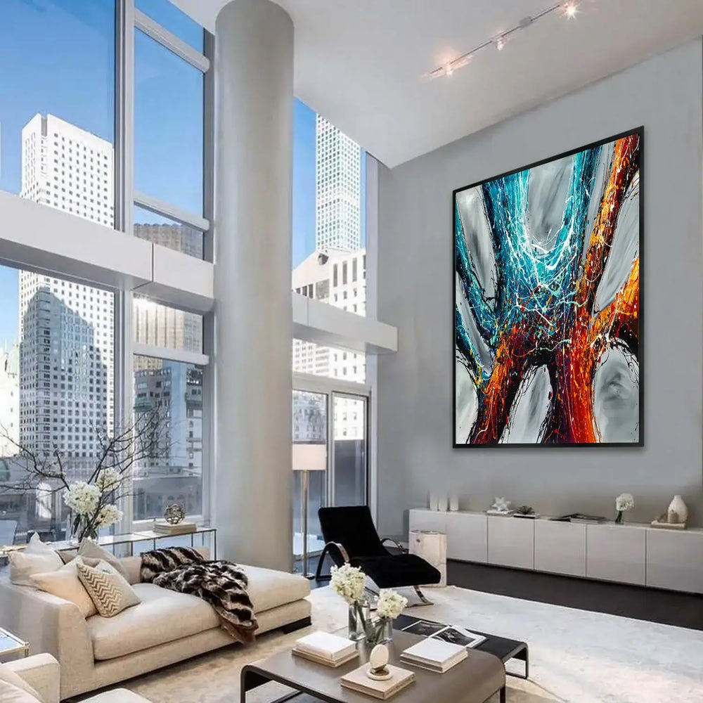 Textured Abstract Painting | Modern Canvas Art - Power of Elegance 2