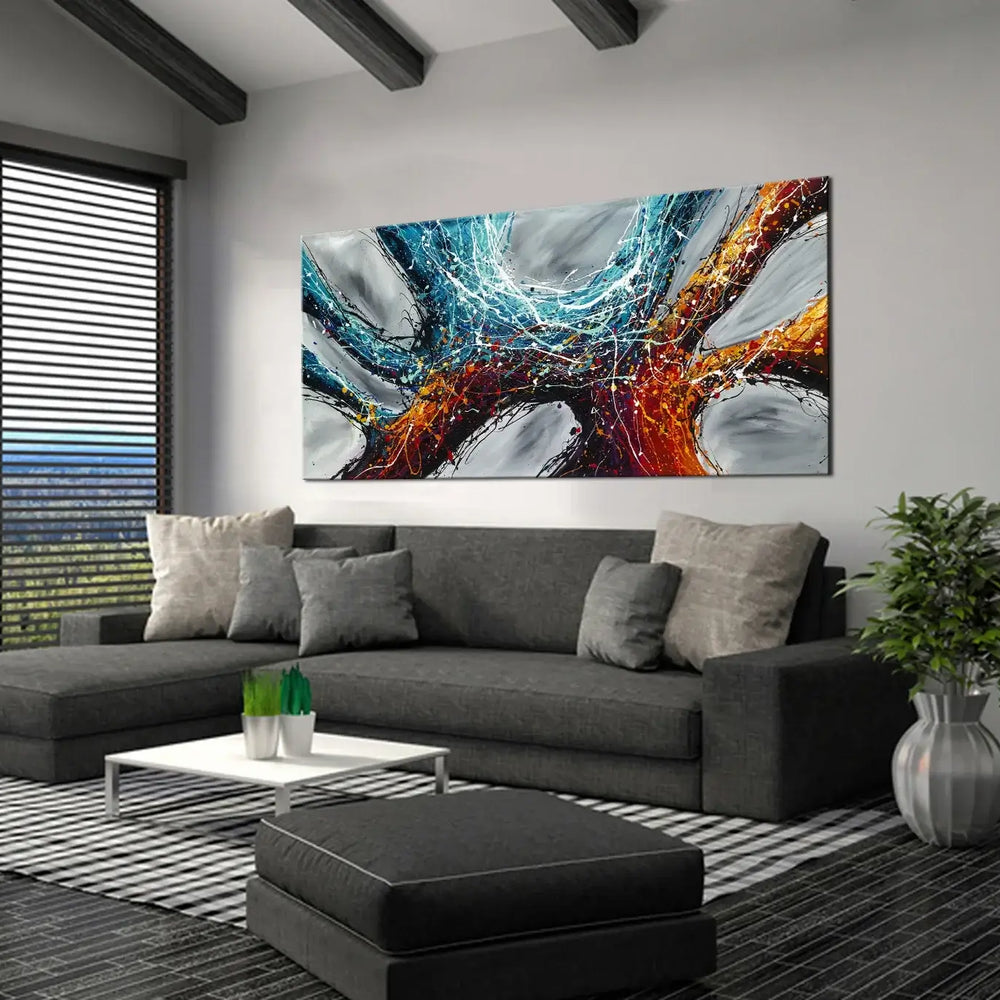 Textured Abstract Painting | Modern Canvas Art - Power of Elegance 2