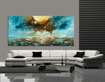 Absract Modern Art Oil Painting on Canvas Modern Wall Art Mystic Texture Painting