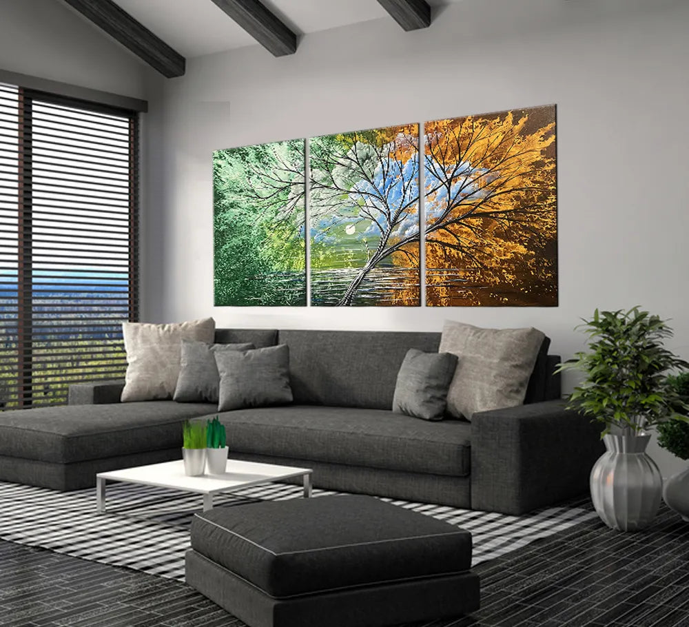 Landscape Tree Painting Nature Art | Modern Wall Art- Spring Blossom 3