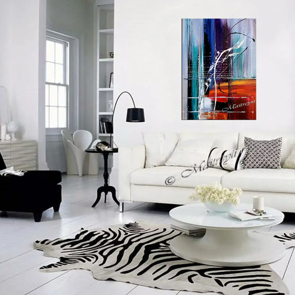 Multicoloured Modern Art | Artwork Interior Decor - Unreal Beauty 10
