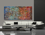 Art Piece Abstract Paintings | Jackson Pollock Style | Large Modern Art - Vintage Beauty 5