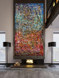 Art Piece Abstract Paintings | Jackson Pollock Style | Large Modern Art - Vintage Beauty 5