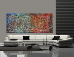 Art Piece Abstract Paintings | Jackson Pollock Style | Large Modern Art - Vintage Beauty 5