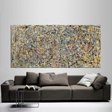 Abstract Angel Paintings | Jackson Pollock Style | Large Modern Art - Vintage Beauty 102