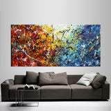 Painting Jackson Pollock Multiple Size Drip Style Abstract Art on Canvas, large Wall Art - Vintage Beauty 150