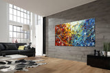 Painting Jackson Pollock Multiple Size Drip Style Abstract Art on Canvas, large Wall Art - Vintage Beauty 150