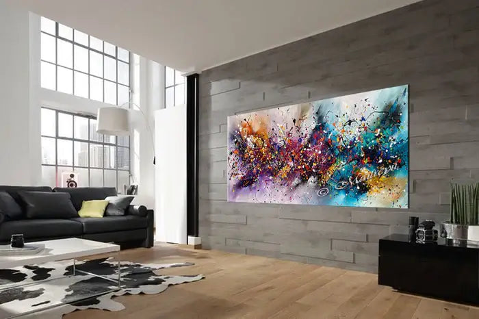 Where to buy Jackson Pollock Style Painting - Large Modern Art - Vintage Beauty 151