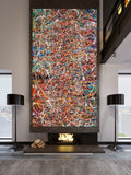 Contemporary Wall Art – Large Modern Art - Jackson Pollock style - Vintage Beauty 158