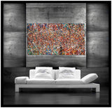 Contemporary Wall Art – Large Modern Art - Jackson Pollock style - Vintage Beauty 158