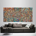 Contemporary Wall Art – Large Modern Art - Jackson Pollock style - Vintage Beauty 159