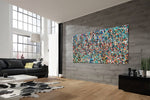 Contemporary Wall Art – Large Modern Art - Jackson Pollock style - Vintage Beauty 160