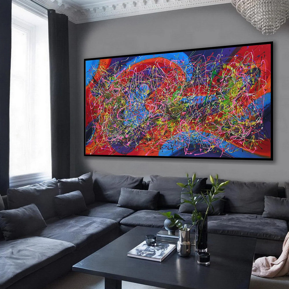 Modern Living Room Paintings – Abstract Wall Art