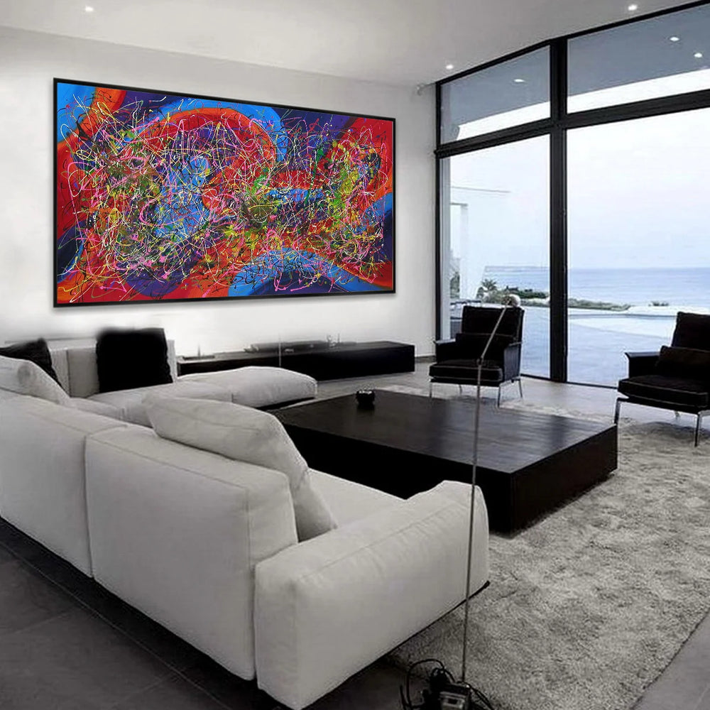 Modern Living Room Paintings – Abstract Wall Art