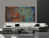 Wall Art | Abstract Paintings | Jackson Pollock Style | Large Modern Art - Vintage Beauty 17