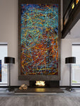 Wall Art | Abstract Paintings | Jackson Pollock Style | Large Modern Art - Vintage Beauty 17