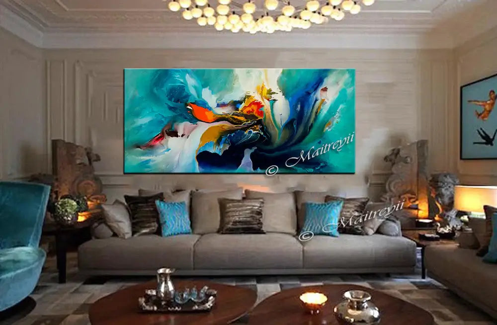 Modern Abstract Painting | canvas wall art - Vintage Beauty 77