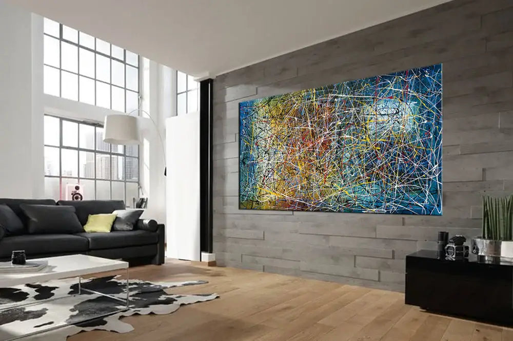 Home Decor Wall Art Paintings – Abstract Canvas Art- Vintage Beauty -7