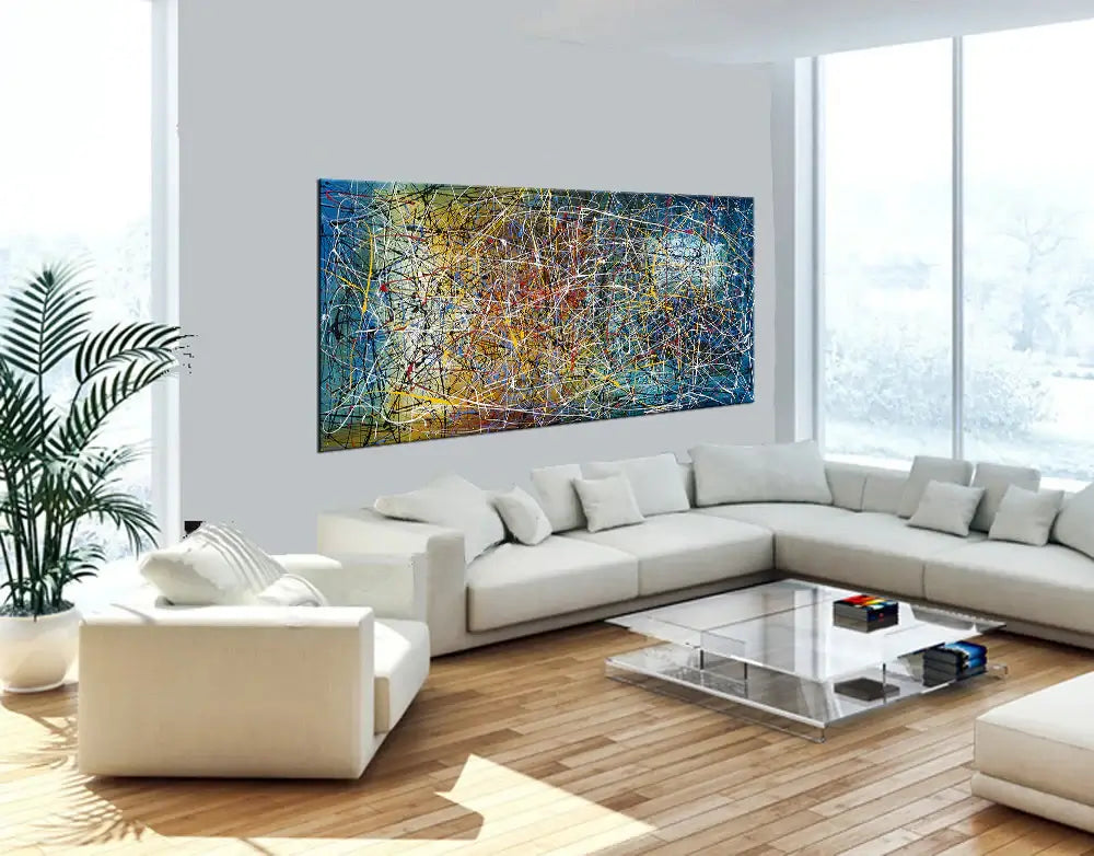 Home Decor Wall Art Paintings – Abstract Canvas Art- Vintage Beauty -7