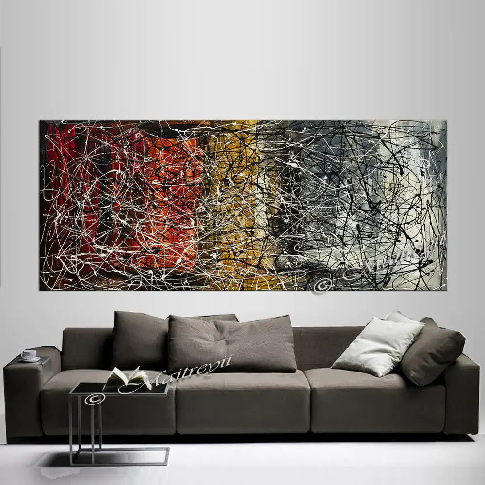 Large Modern Painting | Jackson Pollock | LargeModernArt -Vintage Beauty 24 - LargeModernArt