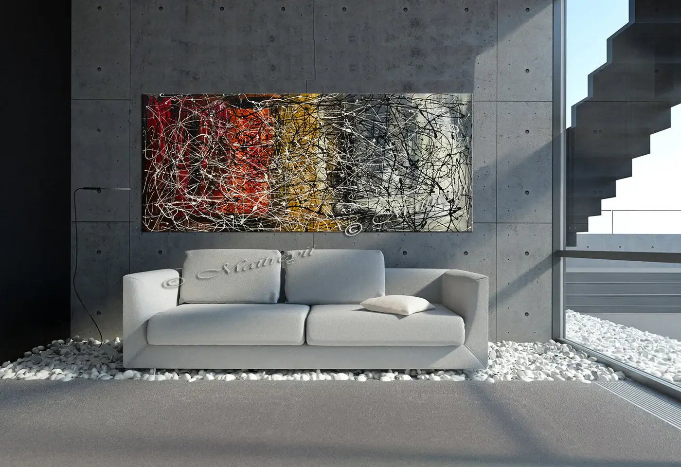Large Modern Painting | Jackson Pollock | LargeModernArt -Vintage Beauty 24