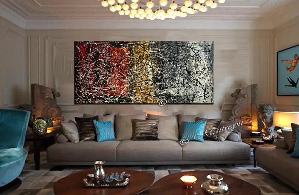 Large Modern Painting | Jackson Pollock | LargeModernArt -Vintage Beauty 24