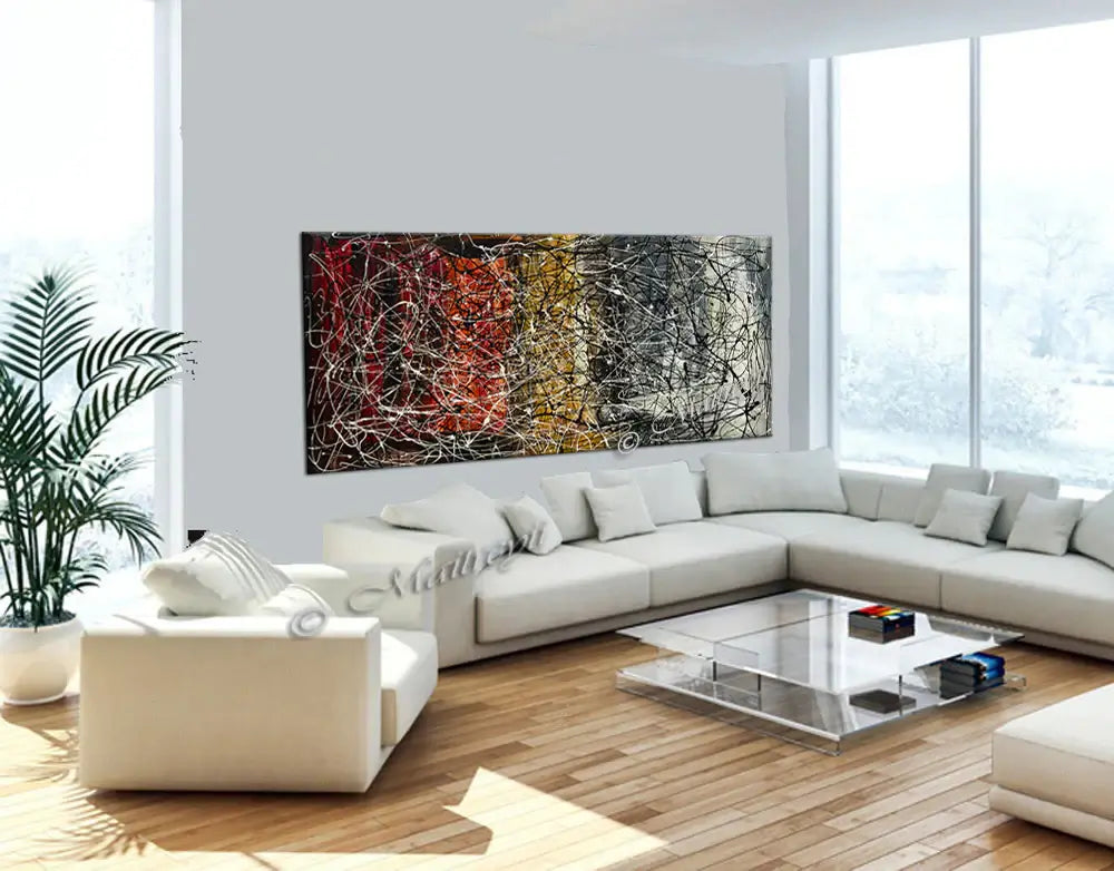 Large Modern Painting | Jackson Pollock | LargeModernArt -Vintage Beauty 24